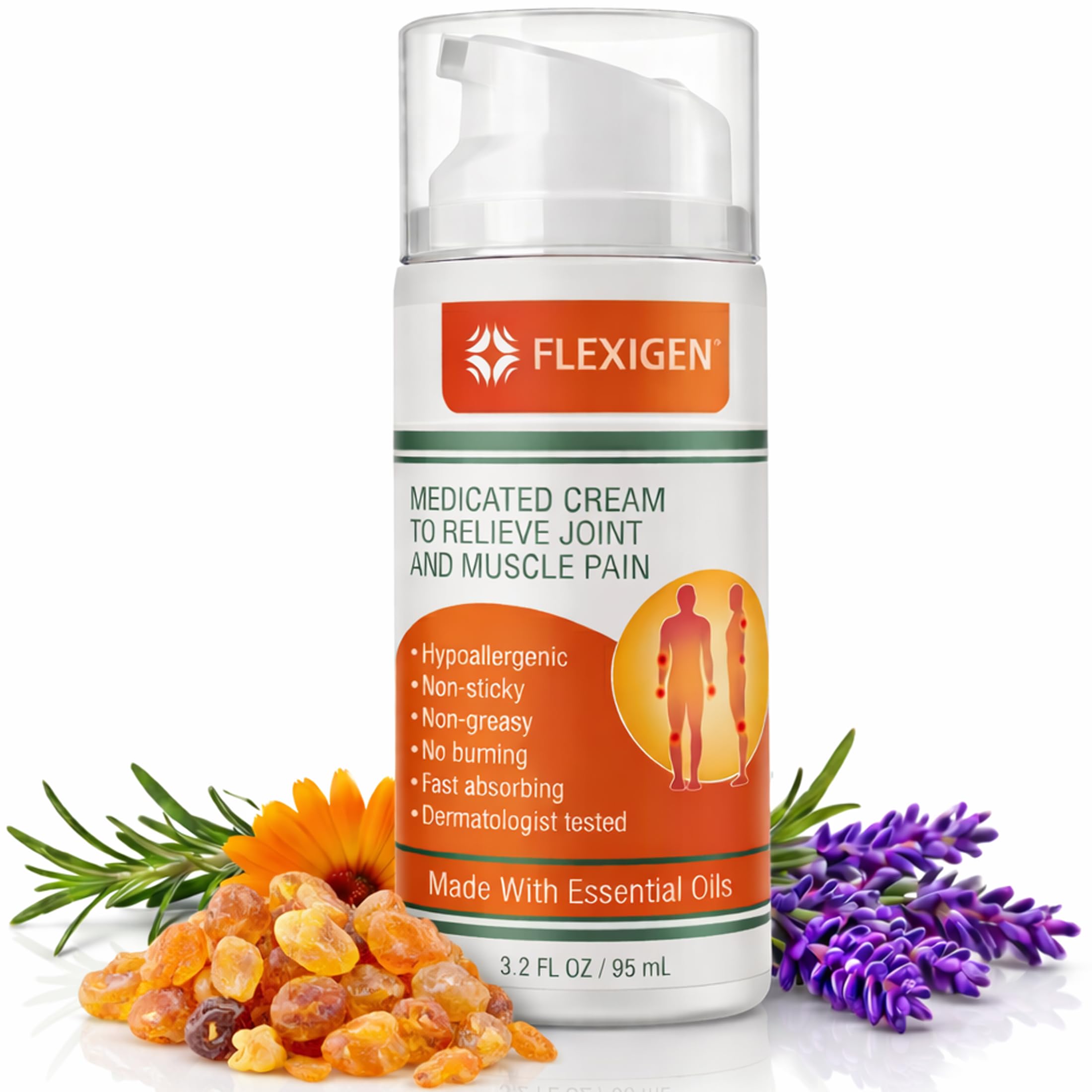 Amazon.com: FLEXIGEN Frankincense Topical Analgesic Comfort Cream